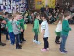 St Patricks Day with the Primary 1's